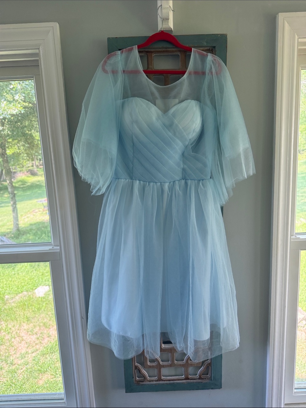 Women’s Light Blue Tulle Party Dress